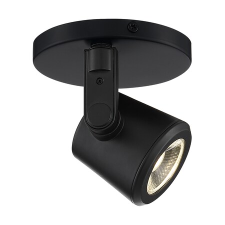 Nuvo Fixture, LED, Track, Monopoint, 12W, Black, Taper, 30K, Line 62/1107